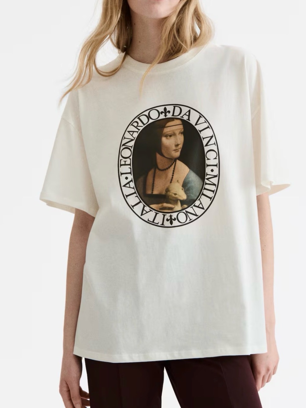 H&M APOH Lady with an Ermine Shirt Oversized